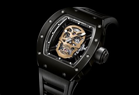 richard mille - nano ceramic rm52 -01 skull tourbillon.